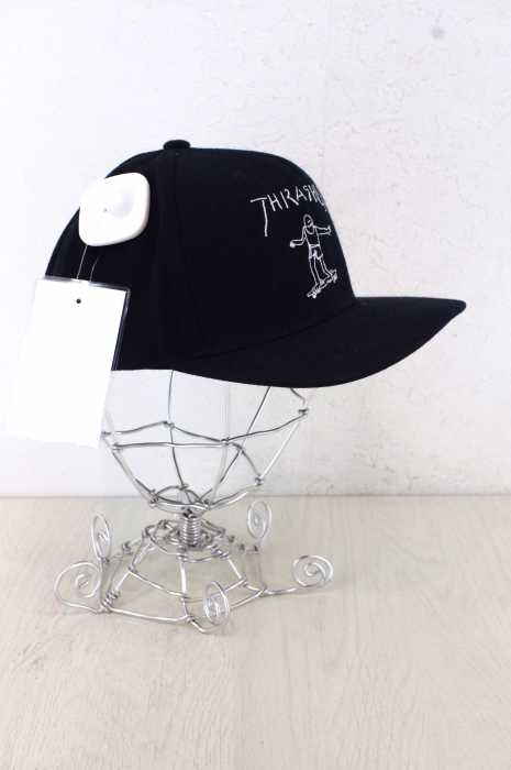 THRASHER（スラッシャー） 刺繍スナップバックキャップ メンズ 帽子