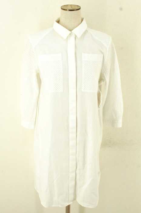 UNITED ARROWS green label relaxing （ユナイテッドアローズグリーンレーベルリラクシング） レース切替シャツワンピース レディース ワンピース