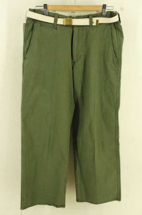 MASTER & CO.(マスター＆コー) CHINO PANTS with BELT カットオフチノパン メンズ パンツ