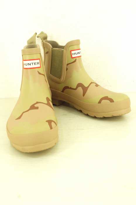 HUNTER （ハンター） CHELSEA CAMO　レイン レディース シューズ