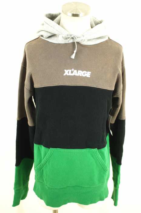 X-LARGE （エクストララージ） 切替　ロゴプリント　 メンズ トップス