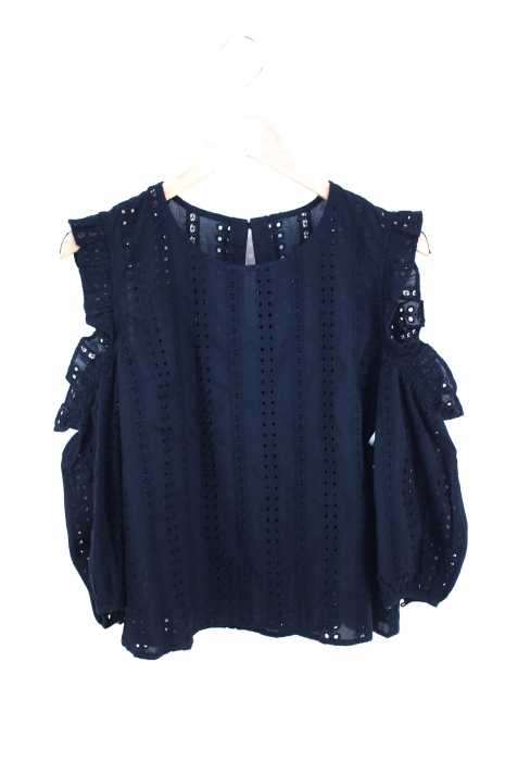 SLY（スライ） 18ss OPEN SHOULDER SCALLOP TOPS レディース トップス
