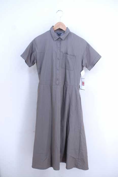 Eddie Bauer エディーバウアー コットンシャンブレープルオーバーシャツワンピース レディース ワンピース ブランド古着買取販売バズストア