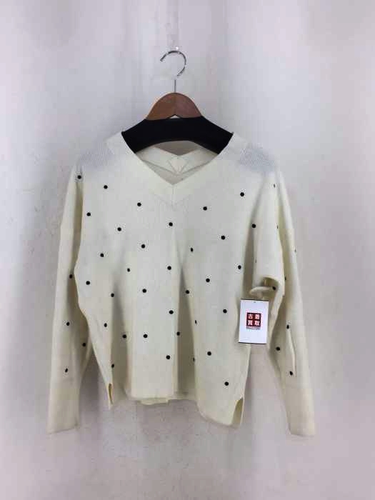 SIMPLICITE（シンプリシテェ） 18AW モチモチドット V ネックプルオーバー レディース トップス