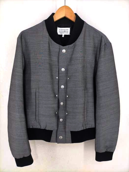 Maison Margiela（メゾンマルジェラ） 16SS メタリックサテンボンバージャケット メンズ アウター