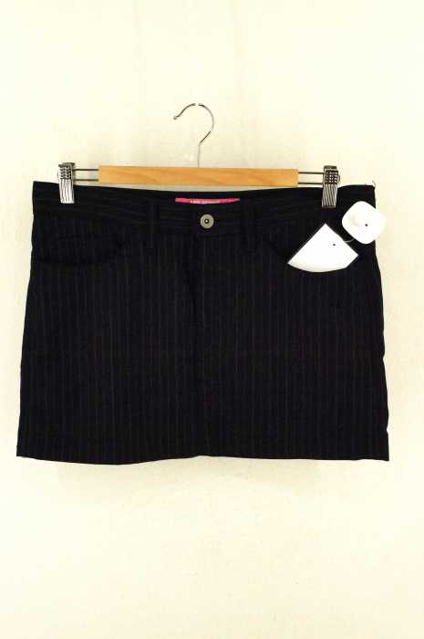 JUNYA WATANABE COMME des GARCONS MAN PINK (ジュンヤワタナベコムデギャルソンマンピンク) AD2005 ストライプ柄ミニスカート レディース パンツ