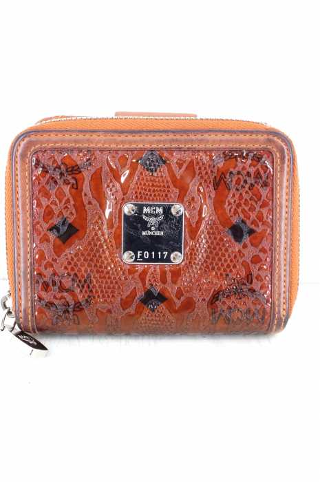 MCM （エムシーエム） 総柄二つ折り財布　ウォレット メンズ 財布・ケース