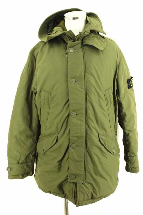 STONE ISLAND （ストーンアイランド） フーデッドダウンコート メンズ アウター