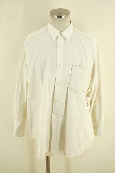 COMME des GARCONS HOMME （コムデギャルソンオム） レザーパッチポケットシャツ メンズ トップス