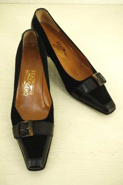 Salvatore Ferragamo (サルヴァトーレフェラガモ) モンクストラップパンプス レディース シューズ