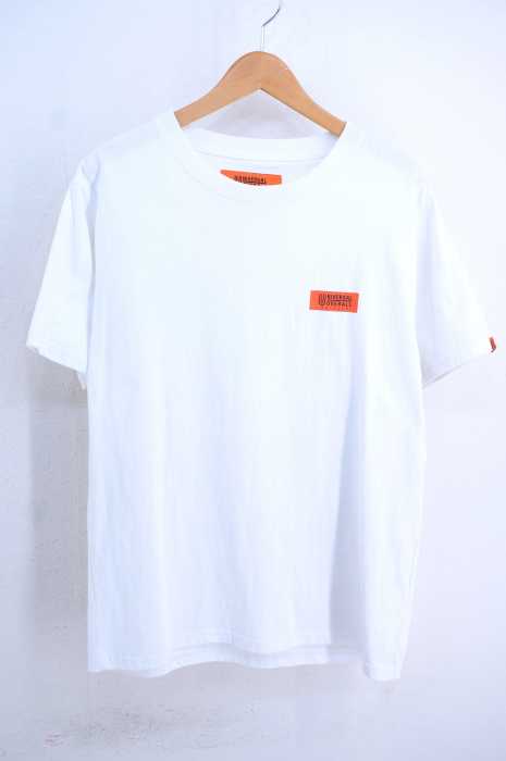 UNIVERSAL OVERALL (ユニバーサルオーバーオール) 胸ロゴクルーネック Tシャツ メンズ トップス