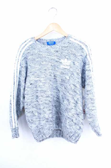 adidas （アディダス） 3 STRIPES CHUNKY KNIT CREW レディース トップス