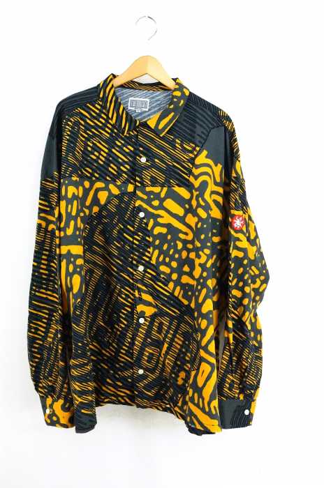 C.E （シーイー） 19AW SCAN LINE BIG SHIRT オープンカラーシャツ メンズ トップス