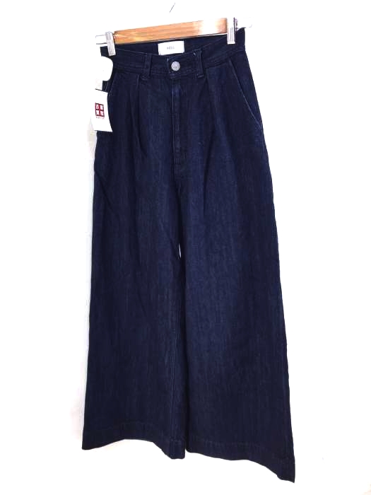 AZUL by moussy（アズールバイマウジー） ワンタックデニムワイド レディース パンツ