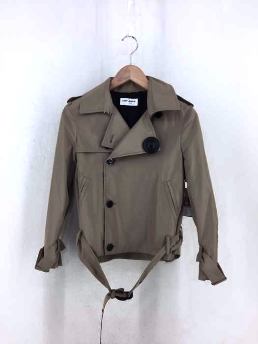 SAINT LAURENT PARIS（サンローランパリ） シルクショートトレンチ レディース アウター