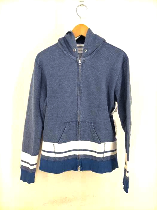 BACK HEAD（バックヘッド） ジップアップ ボーダー ライン パーカー メンズ トップス