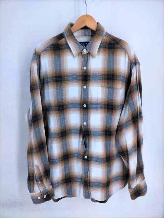 Gap（ギャップ） 90S オンブレチェックネルシャツ メンズ トップス 