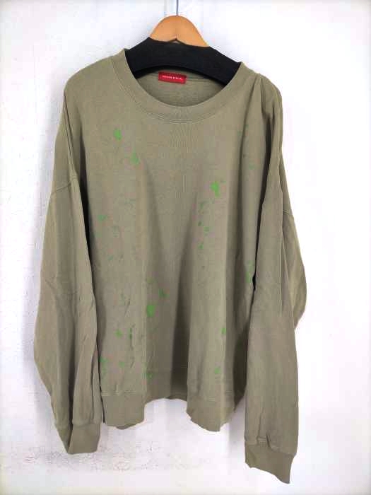MAISON SPECIAL(メゾンスペシャル) ペンキ加工スウェット メンズ トップス