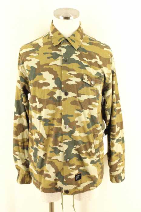 STUSSY （ステューシー） カモ柄コーチジャケット メンズ アウター