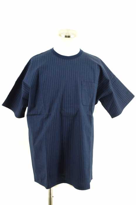 MR.GENTLEMAN （ミスタージェントルマン） PINSTRIPE MODERN TEE メンズ トップス