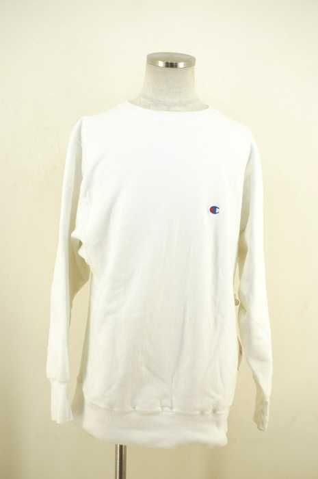 Champion (チャンピオン) 90S 刺繍タグワンポイントロゴスウェット メンズ トップス