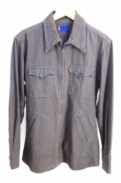 Levi's（リーバイス） MOVIN’N ON 千鳥格子柄ジップアップジャケット メンズ アウター