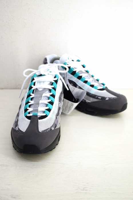 ATMOS×NIKE（アトモス ナイキ） AIR MAX 95 PRNT WE LOVE NIKE PACK CLEAR JADE メンズ シューズ