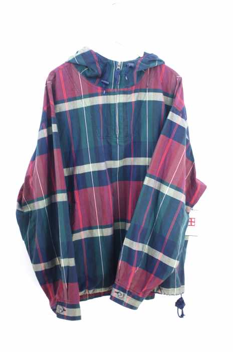 Eddie Bauer （エディーバウアー） チェック柄アノラックパーカー メンズ アウター