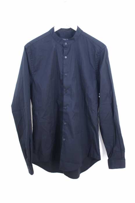 ZARA MAN （ザラマン） バンドカラーコットンボタンシャツ メンズ トップス