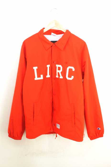 Let it Ride × champion（レットイットライドチャンピオン） ロゴ刺繍コーチジャケット メンズ アウター