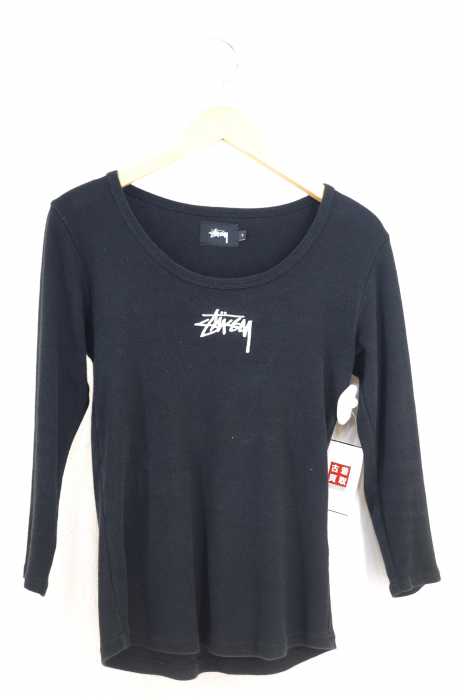 STUSSY (ステューシー) ロゴ刺繍長袖Tシャツ レディース トップス