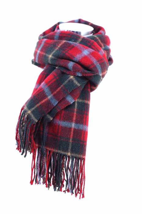 TWEEDMILL（ツイードミル） チェック柄ウールマフラー レディース ファッション雑貨