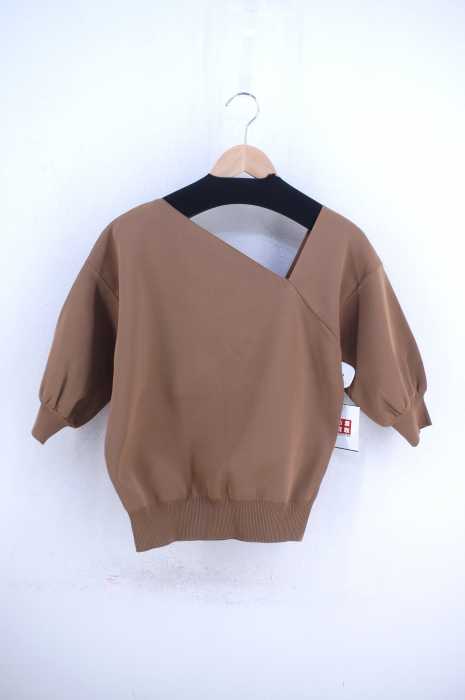 MURUA （ムルーア） イレギュラーネックプルオーバー レディース トップス