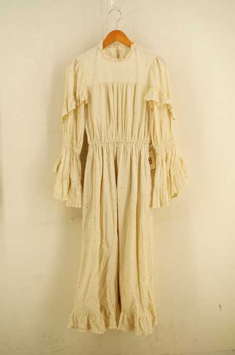 moussy（マウジー） LACE RUFFLE LONG DRESS レディース ワンピース