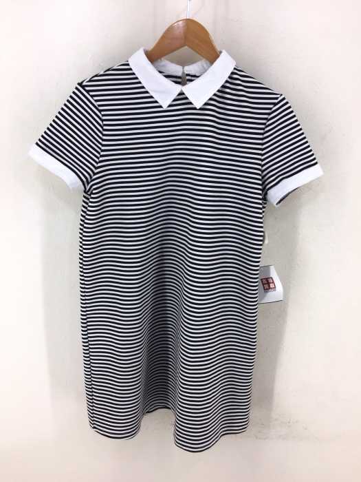 ZARA trafaluc(ザラトラファルック) 襟付 ボーダーワンピース レディース ワンピース