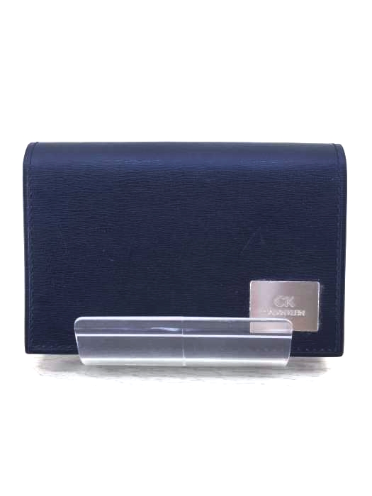 ck Calvin Klein(シーケーカルバンクライン) レザーカードケース メンズ 財布・ケース