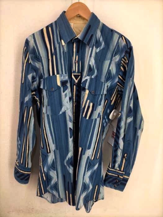 USED古着（ユーズドフルギ） ROPER USA製 総柄ウエスタンシャツ メンズ トップス