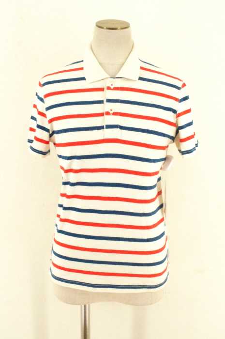 JUNYA WATANABE COMME des GARCONS MAN PINK （ジュンヤワタナベコムデギャルソンマンピンク） AD2012　ボーダーポロシャツ レディース トップス