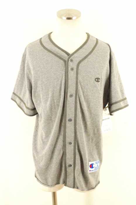 Champion×nanamica メッシュベースボールシャツ メンズ トップス