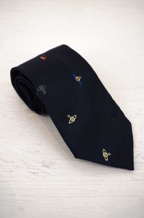 Vivienne Westwood (ヴィヴィアンウエストウッド) オーブ柄ネクタイ メンズ ファッション雑貨