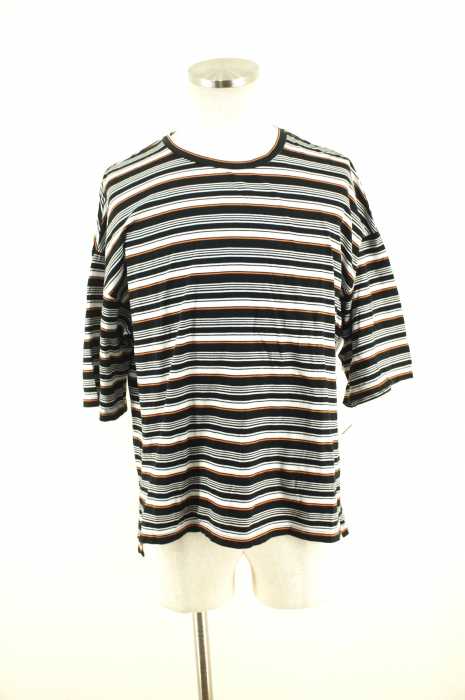 KIIT x 417 by EDIFICE(キート 417バイエディフィス) BORDER S/S TEE メンズ トップス