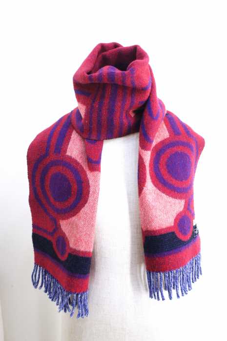 Henrik Vibskov （ヘンリックヴィブスコブ） LAMBSWOOL 総柄マフラー レディース ファッション雑貨
