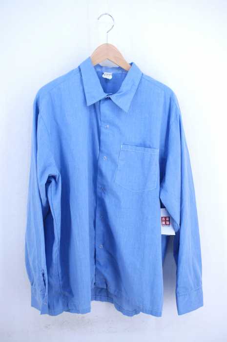 USED古着  （ユーズドフルギ） 60S ボックスシルエット スナップボタン シャンブレーシャツ メンズ トップス