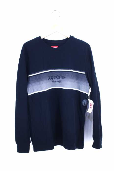 Supreme （シュプリーム） 18SS Shadow Stripe L/S Top メンズ トップス