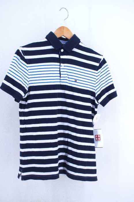 TOMMY HILFIGER （トミーヒルフィガー） ボーダーポロシャツ メンズ トップス
