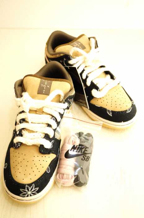 NIKE SB (ナイキスケートボーディング) 20ss Travis Scott NIKE SB DUNK LOW PRM QS メンズ シューズ