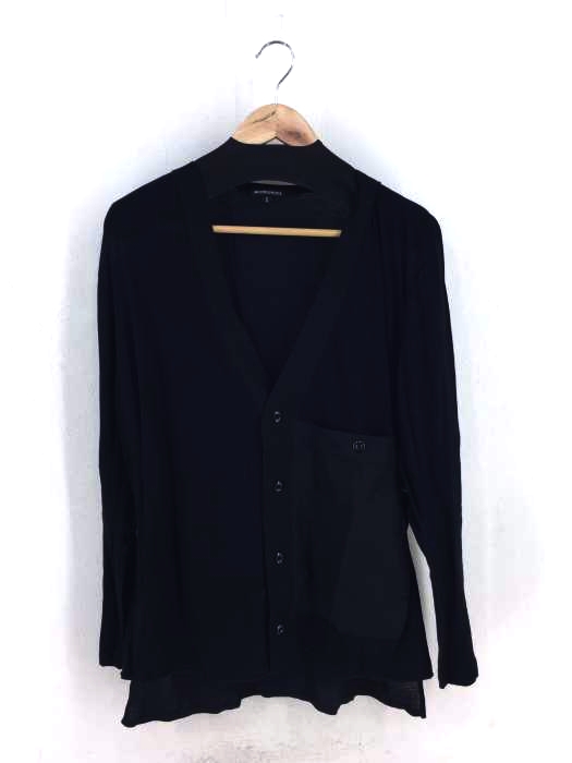 Ann DEMEULEMEESTER（アンドゥムルメステール） Vネックコットンカーディガン メンズ トップス