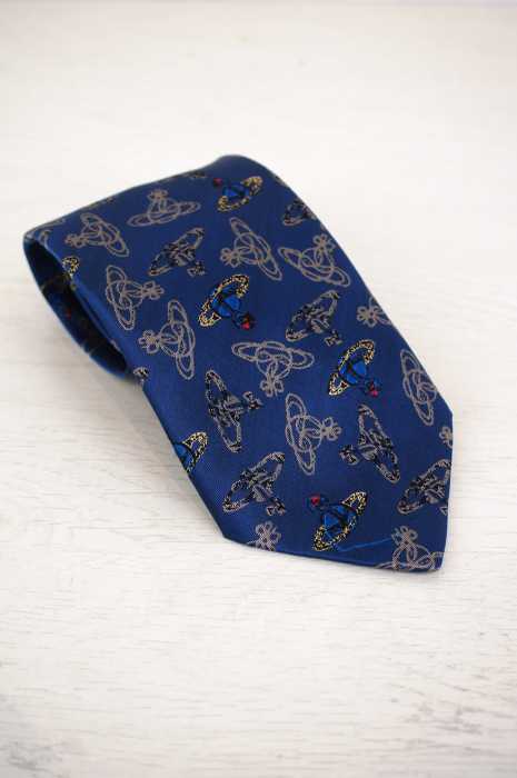 Vivienne Westwood (ヴィヴィアンウエストウッド) オーブ柄ネクタイ メンズ ファッション雑貨