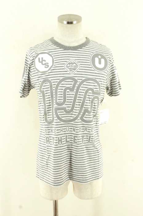 ONEHUNDRED　ATHLETIC　（ワンハンドレッドアスレチック） ボーダー柄ぷりんとTシャツ メンズ トップス