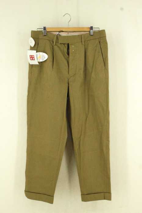 SCYE BASICS (サイベーシックス) 17SS サンホーキン綿ムラ糸1タックパンツ メンズ パンツ